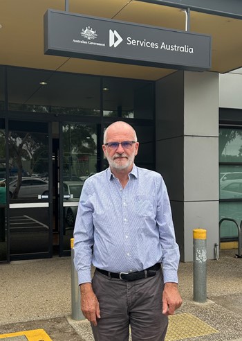 Norm assists a critically ill cllient with his DSP application - Disability Services - Melbourne's Western Suburbs - March 2025