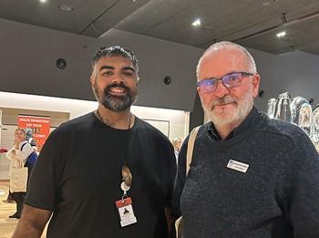 Norm networks with indigenous youth justice workers at the Wathaurong Aboriginal Cooperative Open Day - Geelong, VIC - April 2025