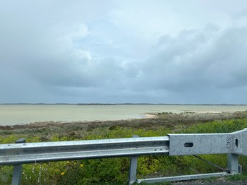 Matt Charbel’s recent South Australia road trip supporting community services – even on a grey day, Lake Alexandrina is a spectacle - Lake Alexandrina, South Australia - September 2025
