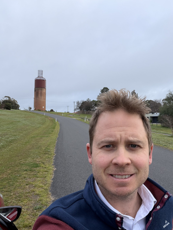 Tom visited Rutherglen on the way from Benalla to Wodonga, to see clients. - Rutherglen, VIC - August 2026