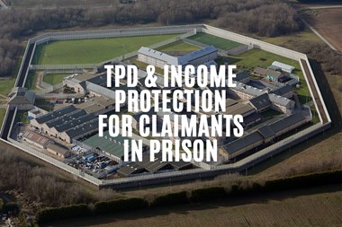 Claiming injury or illness insurance benefits when in prison