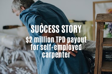 $2 million secured for client with ‘own occupation’ TPD definition