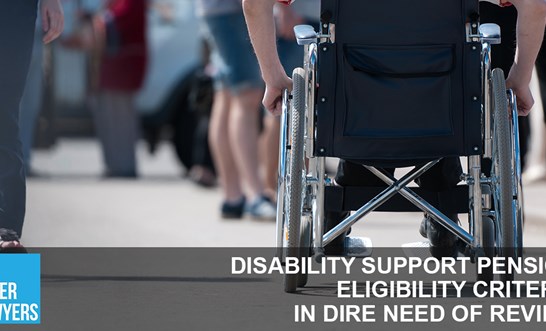 Some people with profound disability ineligible for Disability Support Pension