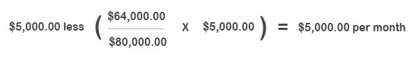 Income Protection calculation example partial incapacity