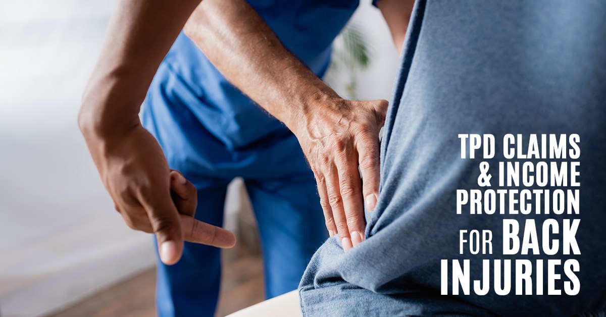 Eic Back TPD & Income Protection Claims for Back Injuries